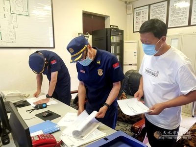 市消防救援支隊(duì)檢查天水市博物館消防安全工作(圖)